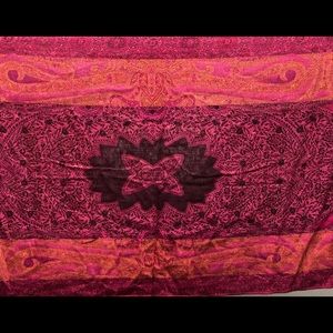 Various Shades of Red Scarf with sparkles